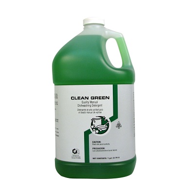 Dishwashing, Soap, USC Clean Green w/Lemon Scent, 4/1Gal/Cs