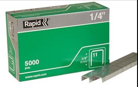 Staple stk T50 1/4" 5M/box  20bx/case
