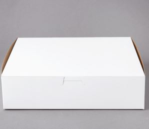 Pie Box, 10" White Without Window 22 point, Auto Lock,