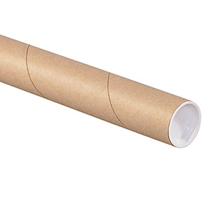 Tube, Kraft, 8"x103"L(102" Usable) .125, w/2 White