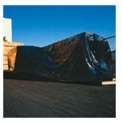 Poly Sheeting, 20'x100', 4mil,  Heavy Duty, Black