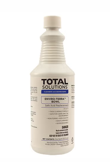 Bowl cleaner, Terra Bowl, 12  qts/cs, clinging formula 