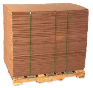 Corrugated Pad, 20" x 30",  kraft, 200#, 5/bndl, 500/bale