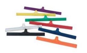 Squeegee, 24", Black, Single Blade, 6/cs