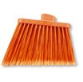 Broom, 12" flagged angled orange 12/cs