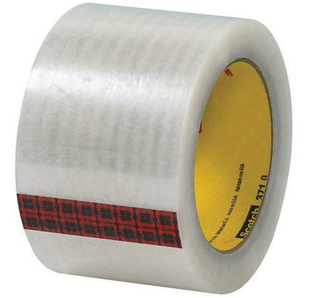 Tape, Carton Sealing, 3" x 110 yds, 1.9 mil, Clear Hot