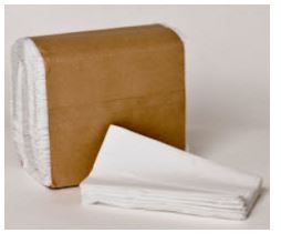 Napkin, 6.7x13, 1 Ply, Folded,  white, 20/500ea, 10,000/CS
