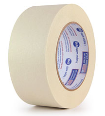 Tape, Masking, 1.5" x 60 yds, Medium Grade, Beige, #519, 24