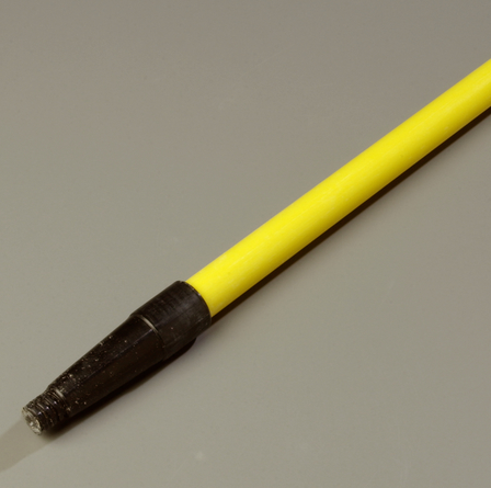 Handle, 60", yellow fiberglass, standard thread