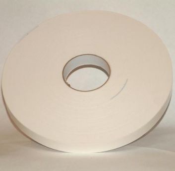Tape,1/2"X216',double Faced WHITE Foam,1/32" Width,