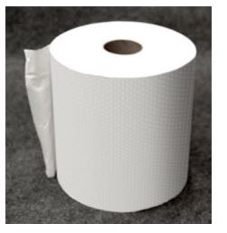 Towel, Roll, Merfin White Hardwound,  7.5" x 800' 6/case