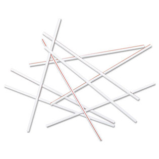 5" Coffee Stir Stripe 10 boxes of 1M