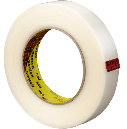 Tape, Filament, 3/4" x 60 yds, 5.6 mil, Poly Back