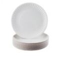 Plates, Paper, 9", Uncoated White,** Bulk**, 1,200/Case