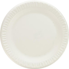 Plates, Foam, 9", Dart, White 500/Case