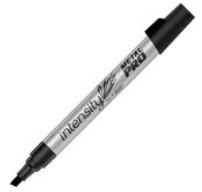 Marker, Black, Medium Chisel  Tip, 12/Box
