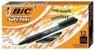 Pen, Gel, Black, Medium Tip,  Dozen