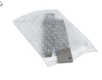Bag, Bubble out,4x5.5,  3/16"Self Seal 1500/Cs, 