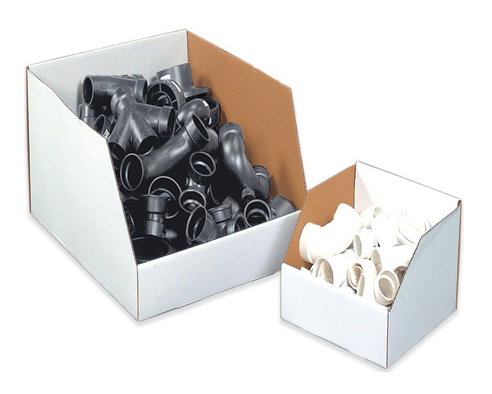 Bin Box12"x18"x10"  Open Top (White) 25/bndl, 300/bale