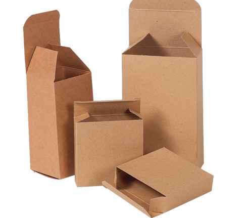 Box,4"x1-1/16x4,Kraft, Reverse Tuck,.024 Chip