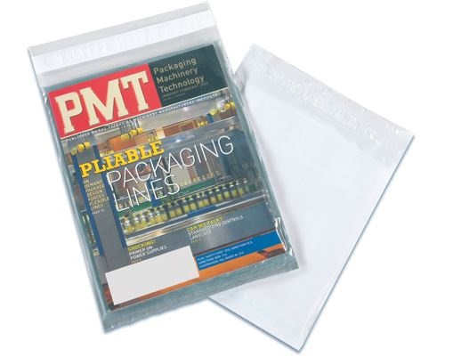 Poly Mailer, Clear View, 10x13", 2.5 Mil, Resealable,