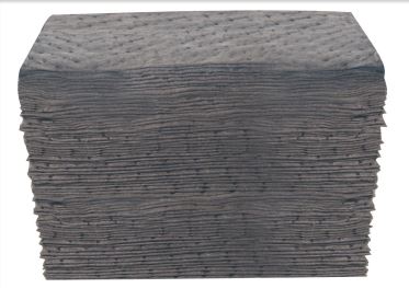 Absorbent, Gray Pad,15"x18",  Universal HW Poly