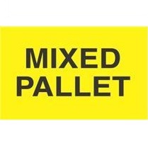 Label, 3"X5", "Mixed Pallet" 500/Roll