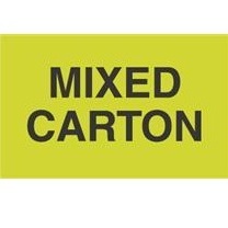 Label,"Mixed Carton",3"x5", 500 per roll