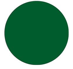 Label, 3/4", Circle, Dark Green, 500 labels/roll
