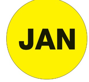 Label, Inv, "JAN" 1", 500/Rl