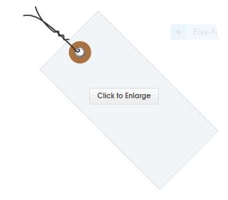 Tag, 6 1/4 x 3 1/8" Tyvek  Shipping Tags - Pre-Wired, 