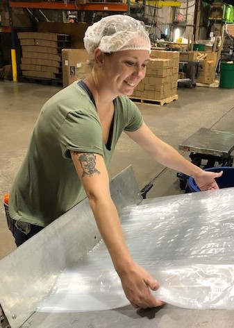 36"x60" .00275 single wound sheeting, 200/roll 5000/pallet