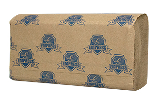 Towel, Single-Fold, 9.125 x 9.45, Kraft, 