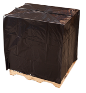 Poly Bag, 50x42x69, 2Mil,  Black, UVI, 65/Roll, 40rl/sk