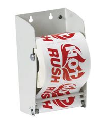 Dispenser, Label, 4-1/2" Width, 7" Diameter Max, 1-3"