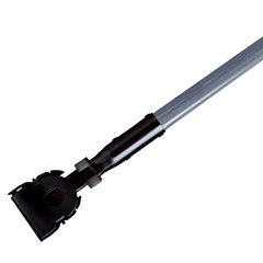 Handle, Dust Mop, Clip-On  Fiberglass, 60", Heas-7-5/8", 