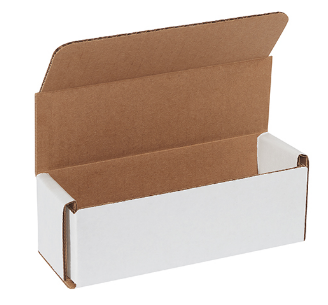 In-Lock Mailer, 6x2x2" White  Mailer, 50/Bundle
