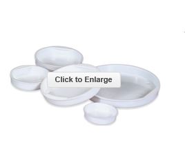 Plastic End Cap for 8" Kraft Mail Tube, 100/case