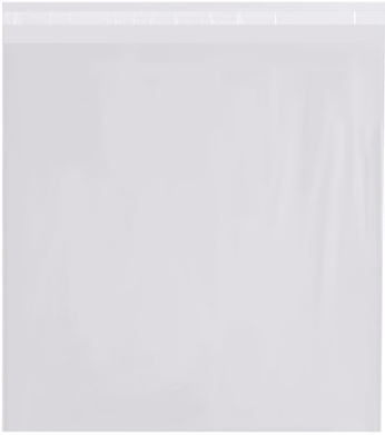 Poly Bag, Resealable, 12x12",  1-1/2" Lip, 1.5 Mil, Clear, 