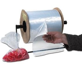 Poly Bag On A Roll, 4x4", 2 Mil, Clear, 4,000/Roll