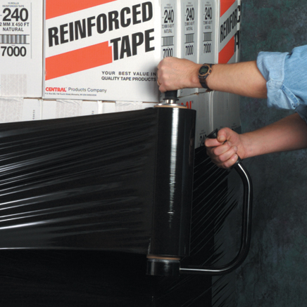 Stretch Film, Hand Grade, 15" x 1500", 80 Gauge, Opaque,