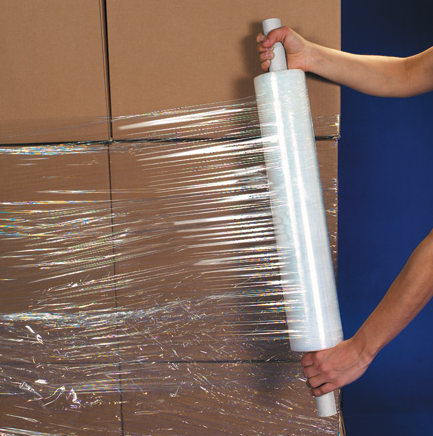 Stretch Film, Hand Grade, 20" x 1000', 70 Gauge, Extended