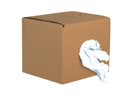 Rags, Wipers, 10 lb Box, T-Shirt Material, 70/box