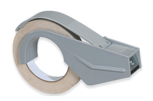Tape Dispenser, Carton Sealing, 1" Tape, Filament,