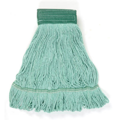 Mop,Wet,Med.,Super Looped End 5"Wide Headband,Green,12/cs