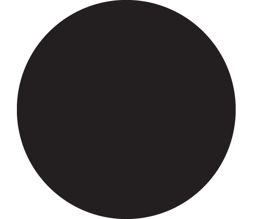 Label, 3/4" Circle,Inv. Black, 500/Rl