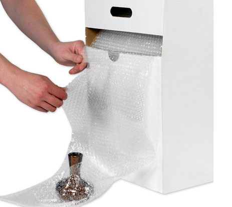 Bubble,3/16x12"x175',Perf 12,Adhesive,Dispenser Pack