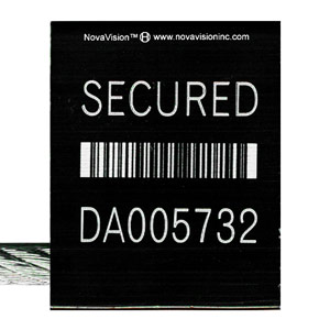 High Security Cable Seal, 12"x3.5MM, Blue Head Lock,
