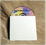 5 x 5" #CD1 White Paperboard CD Sleeve (500/Case)