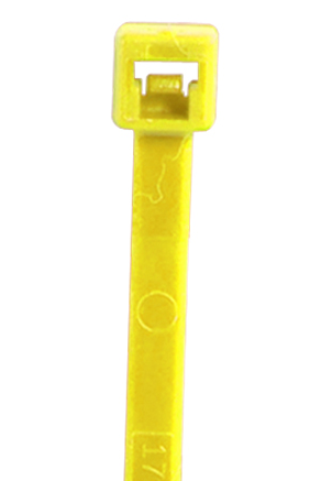 Cable Tie, 5-1/2" Fluorescent Yellow, Nylon, 40#, 1000/cs
